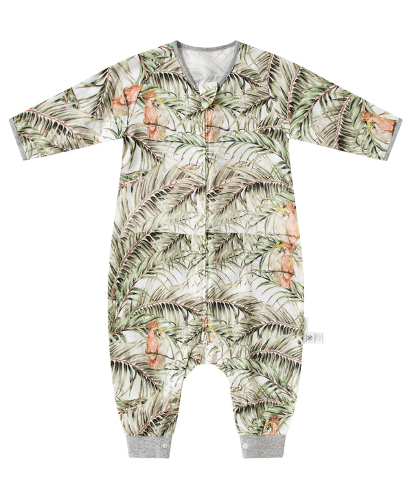 Sleeping Suit / long sleeve - Tropical jungle 0.23 TOG
