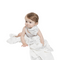2 Layer Muslin Blanket - Light Grey Lillys / Flying Fish - come in a 2 Pack